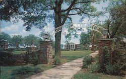 Entrance to Harding College Searcy, AR Postcard Postcard 