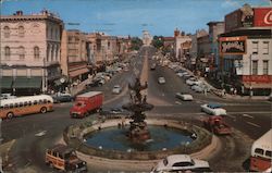 Dexter Avenue, Looking East Showing State Capitol Postcard