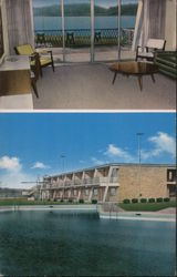 Val-Monte Motor Hotel Postcard