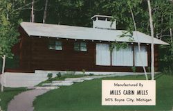 Mills Cabin Mills Boyne City, MI Postcard Postcard 
