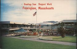 Shoppers' World Framingham, MA Postcard Postcard Postcard