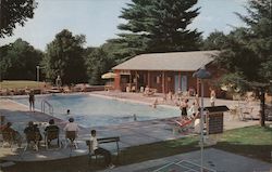 The Swimming Pool, The Northfield Hotel Postcard