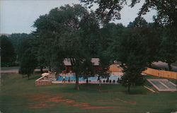 The Swimming Pool, The Northfield Hotel Postcard
