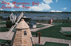 Merry Mill Miniature Golf Course Postcard