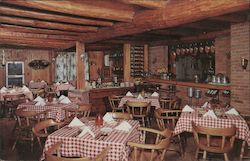 Mill On The Floss Famous For French and American Cuisine Carriage House Motel Postcard