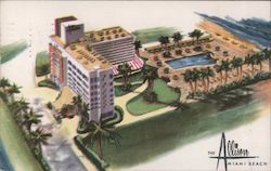 The Allison Hotel Miami Beach, FL Postcard Postcard Postcard