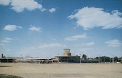 Moline Municipal Airport Postcard
