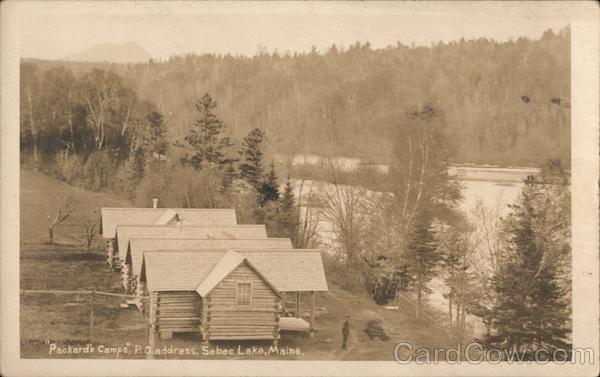 Packard's Camps Sebec Lake Maine