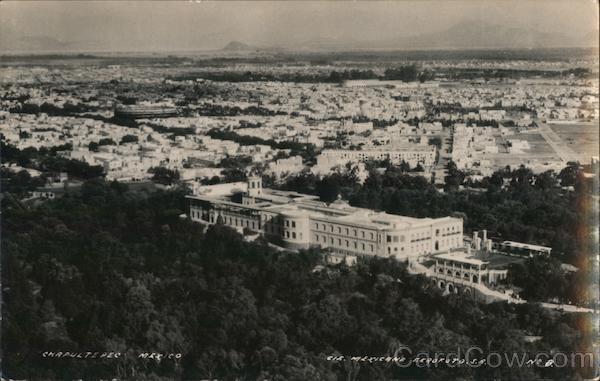 Bosque Chapultepec from Castle Mexico City DF