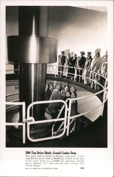 200-Ton Drive Shaft, Grand Coulee Dam Washington