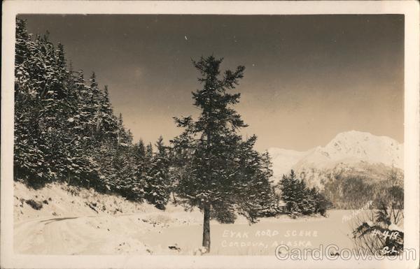 Evan Road Scene Cordova Alaska