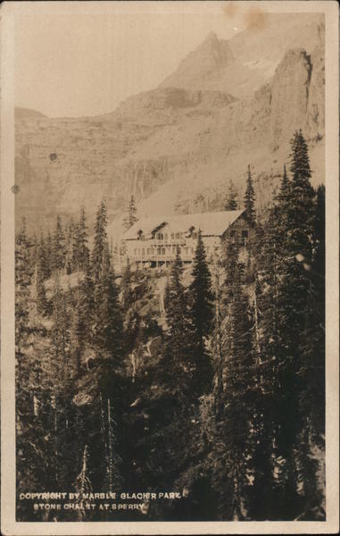 Stone Chalet at Sperry, Marble Glacier National Park West Glacier Montana