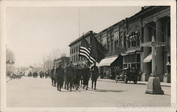 Military Parade, Main Street Miles City Montana