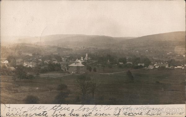 View of Town in Valley Montague Massachusetts