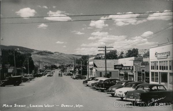 Main Street, Looking West Dubois Wyoming