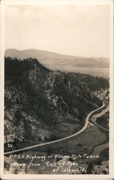 P.P.0.0. Highway in Eleven Mile Canon Park Estes Park Colorado