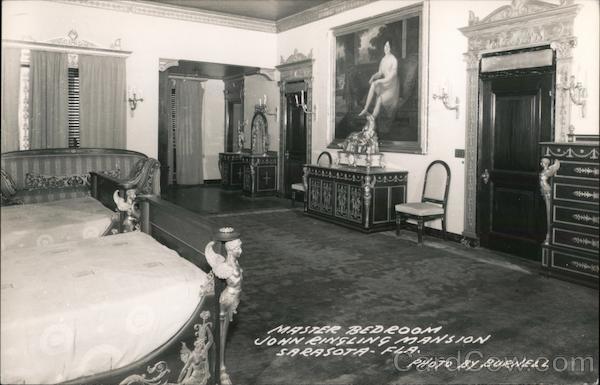 Master Bedroom, John Ringling Mansion Sarasota Florida