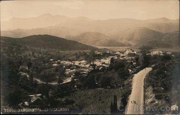 Panorama - City and Mountains Jacala HG Mexico