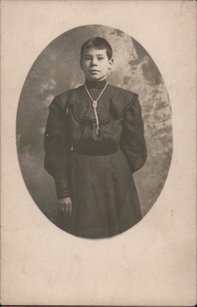 Boy (or Woman?) In Religious Garb Pittsburgh Pennsylvania