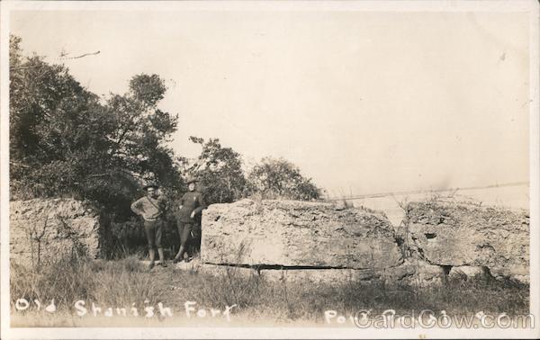 Marines next to large blocks Port Royal South Carolina