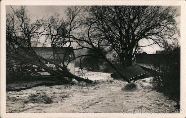 Street Flooding 1949 Berlin New York
