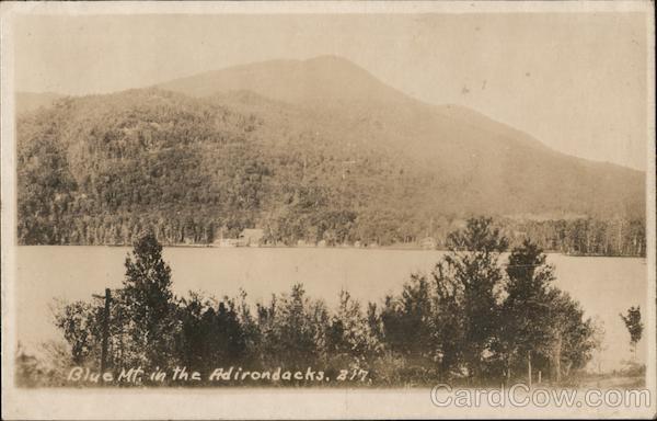 Blue Mt. in the Adirondacks Indian Lake, NY Postcard