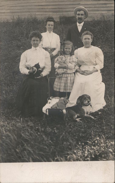 Family Picture Including Pets