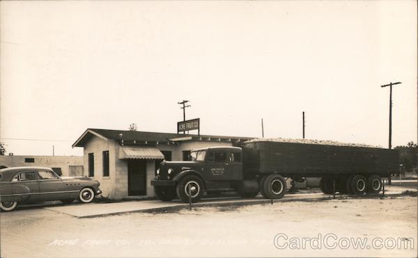 Acme Fruit Company, Orange Truck Orange Blossom Trail Orlando Florida