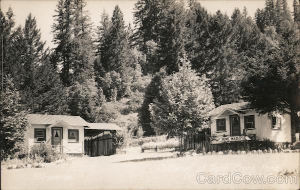 Cabins, Dann Creek Park, Redwood Highway California