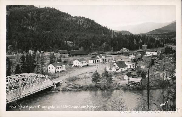 Eastport-Kingsgate on US-Canadian Border Idaho