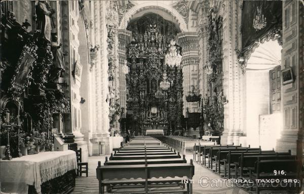 Int de Catedral Taxco Mexico