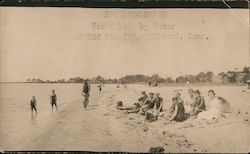 Sunbathing on Bay View Beach Original Photograph