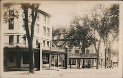 Lincoln House and Filling Station Postcard