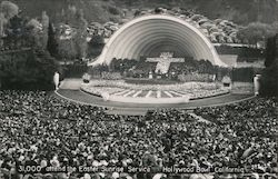 Hollywood Bowl 31,000 attend Easter Sunrise Service Crown Music Postcard