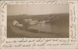 Aerial View of Bay Penacook, NH Postcard Postcard Postcard