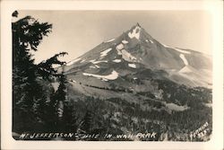 Mt. Jefferson from Hole-in-the-Wall Park Postcard