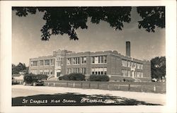 St. Charles HIgh School Postcard