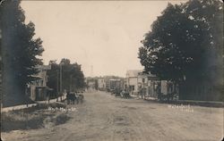 View of West Main Street Postcard
