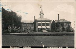 Dunn County Hospital Menomonie, WI Postcard Postcard Postcard