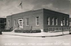 United States Post Office, International Falls, Minn. Postcard