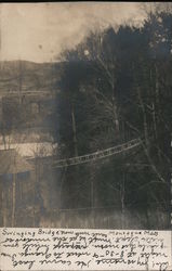 Swinging Bridge Postcard