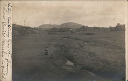 Fields and Stream Postcard