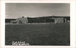 High School and Grounds Postcard