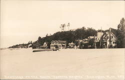 Dwellings on the Beach "Epworth Heights" Postcard