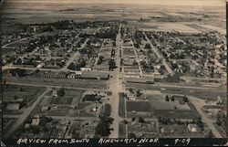 Airview from South Ainsworth, Nebr. Nebraska Postcard Postcard Postcard