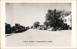 Main Street Ainsworth, NE Postcard Postcard Postcard