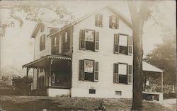 Three Story House In Elk Mills Postcard