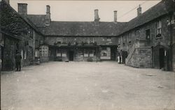 Courtyard of Noel Arms Hotel Postcard