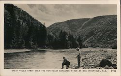 Great Hills Tower Over the Northeast Margaree River Postcard