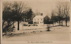 Winter at Whittier's Birthplace Postcard